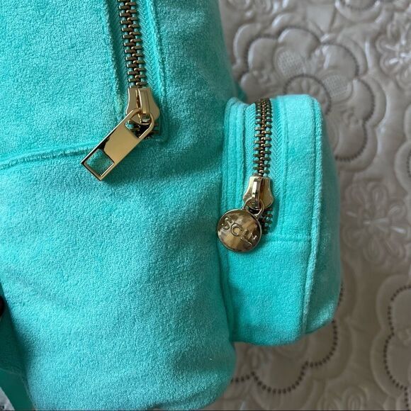 Stoney Clover Lane x Target Terry Cloth Embossed Backpack Light Green - Picture 7 of 7